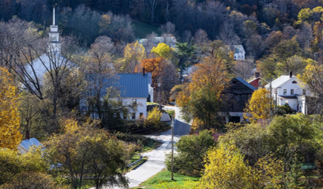 Pic of a small Vermont town.